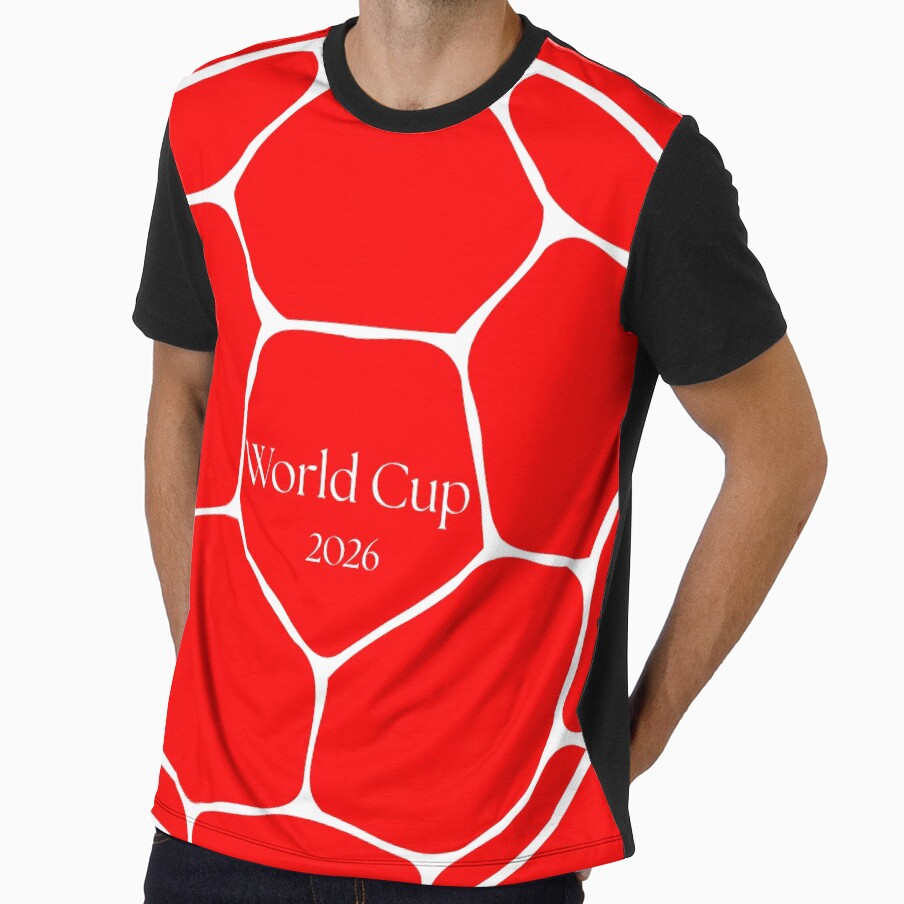 Copy of 2026 Football Global Tournament Fan Ball (Red) by Digital Muse 7 Unisex T-shirt, Sweatshirt, Hoodie, Long Sleeve Tee - T-Shirt, Sweatshirt, Hoodie