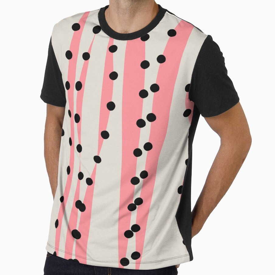 Pink and Dots by mirimo Unisex T-shirt, Sweatshirt, Hoodie, Long Sleeve Tee - T-Shirt, Sweatshirt, Hoodie