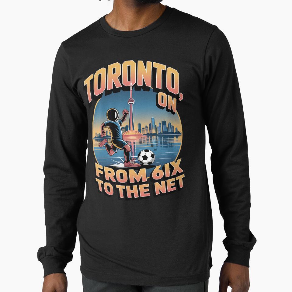 2026 soccer city - Toronto ON - soccer host city - american soccer fan - soccer supporter - red white and blue - national pride - soccer hype - soccer fan gear - soccer watch party by JansenGS - T-Shirt, Sweatshirt, Hoodie