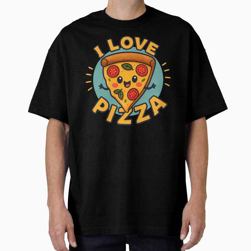 I Love Pizza! by The Wonder cabinet Unisex T-shirt, Sweatshirt, Hoodie, Long Sleeve Tee - T-Shirt, Sweatshirt, Hoodie