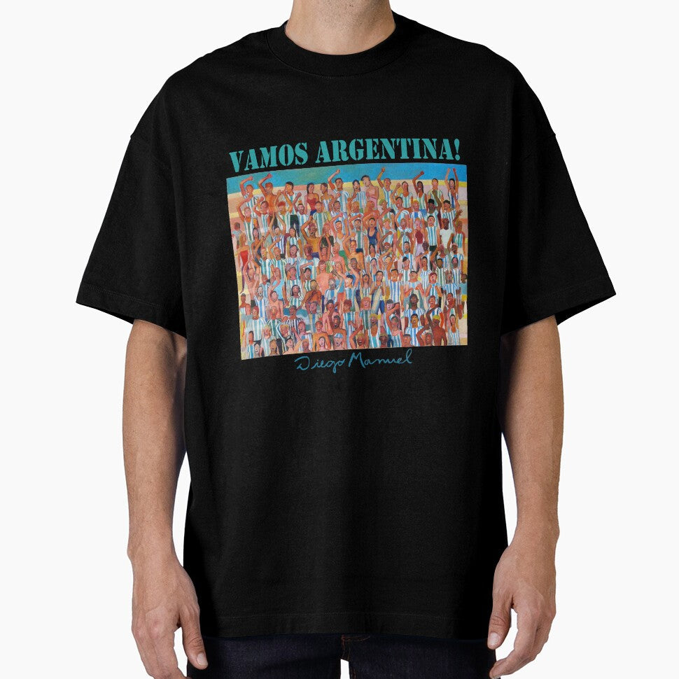 Vamos Argentina! by Diego Manuel Rodriguez Unisex T-shirt, Sweatshirt, Hoodie, Long Sleeve Tee - T-Shirt, Sweatshirt, Hoodie