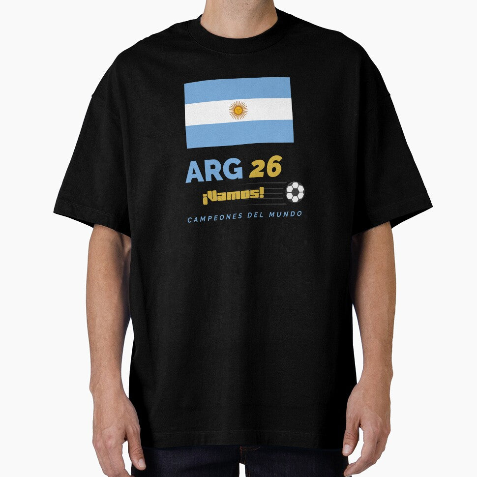 Argentina 26 Vamos - Soccer Fan Apparel by MERA MAADA Unisex T-shirt, Sweatshirt, Hoodie, Long Sleeve Tee - T-Shirt, Sweatshirt, Hoodie