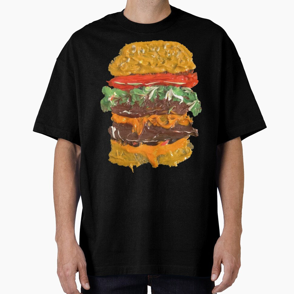 Ceci n'est pas un cheese burger by IceCrematorium Unisex T-shirt, Sweatshirt, Hoodie, Long Sleeve Tee - T-Shirt, Sweatshirt, Hoodie