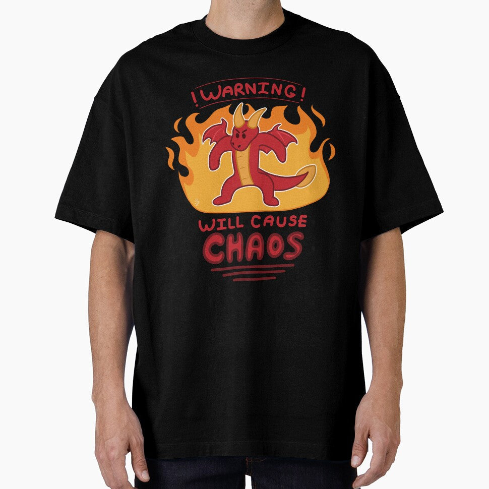 Warning! Will Cause CHAOS by ThatTigerDragon Unisex T-shirt, Sweatshirt, Hoodie, Long Sleeve Tee - T-Shirt, Sweatshirt, Hoodie