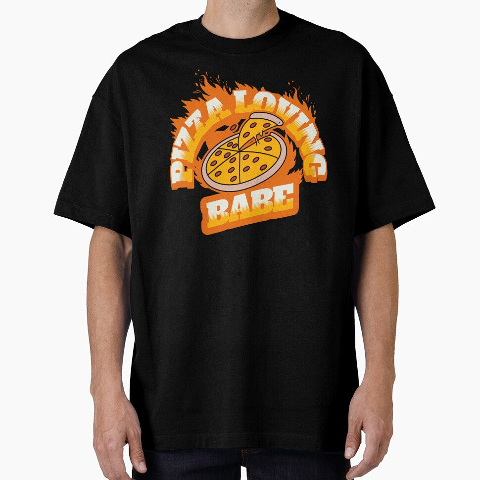 Pizza Loving Babe by NuttySqueaky Unisex T-shirt, Sweatshirt, Hoodie, Long Sleeve Tee - T-Shirt, Sweatshirt, Hoodie