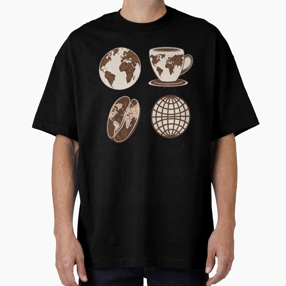 Copia de Coffee Universe: Aromatic Planets by hassanimarket7 Unisex T-shirt, Sweatshirt, Hoodie, Long Sleeve Tee - T-Shirt, Sweatshirt, Hoodie