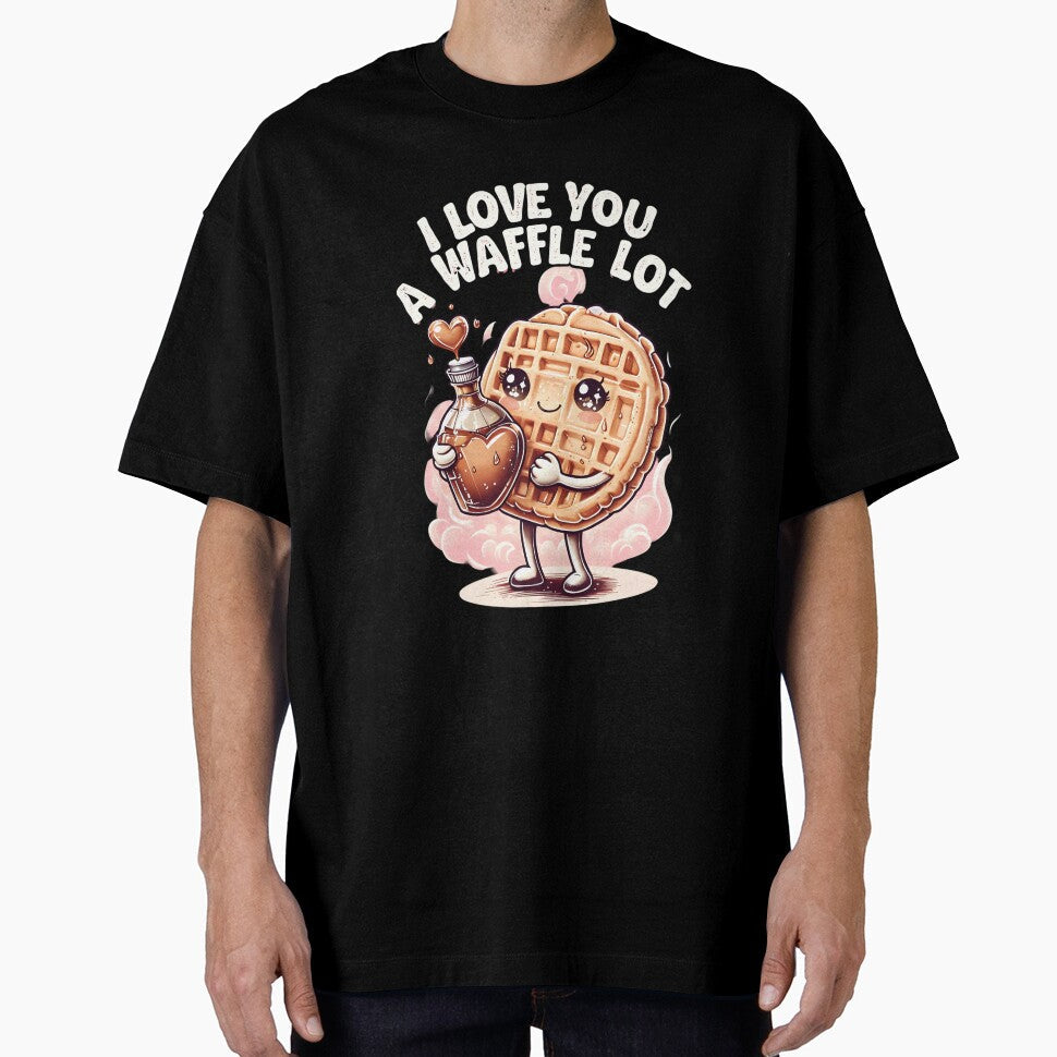 I Love You a Waffle Lot by Future Past Co. Unisex T-shirt, Sweatshirt, Hoodie, Long Sleeve Tee - T-Shirt, Sweatshirt, Hoodie