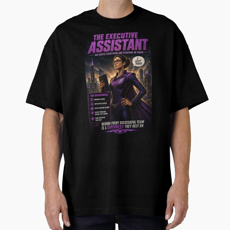 Corporate Avengers  Ultimate Workplace Superhero Executive Assistant by Ps stuff Unisex T-shirt, Sweatshirt, Hoodie, Long Sleeve Tee - T-Shirt, Sweatshirt, Hoodie