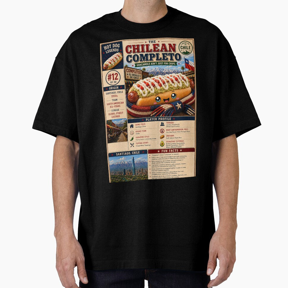 Hotdog Heros Chilean Completo Dog by 1mooreroy Unisex T-shirt, Sweatshirt, Hoodie, Long Sleeve Tee - T-Shirt, Sweatshirt, Hoodie