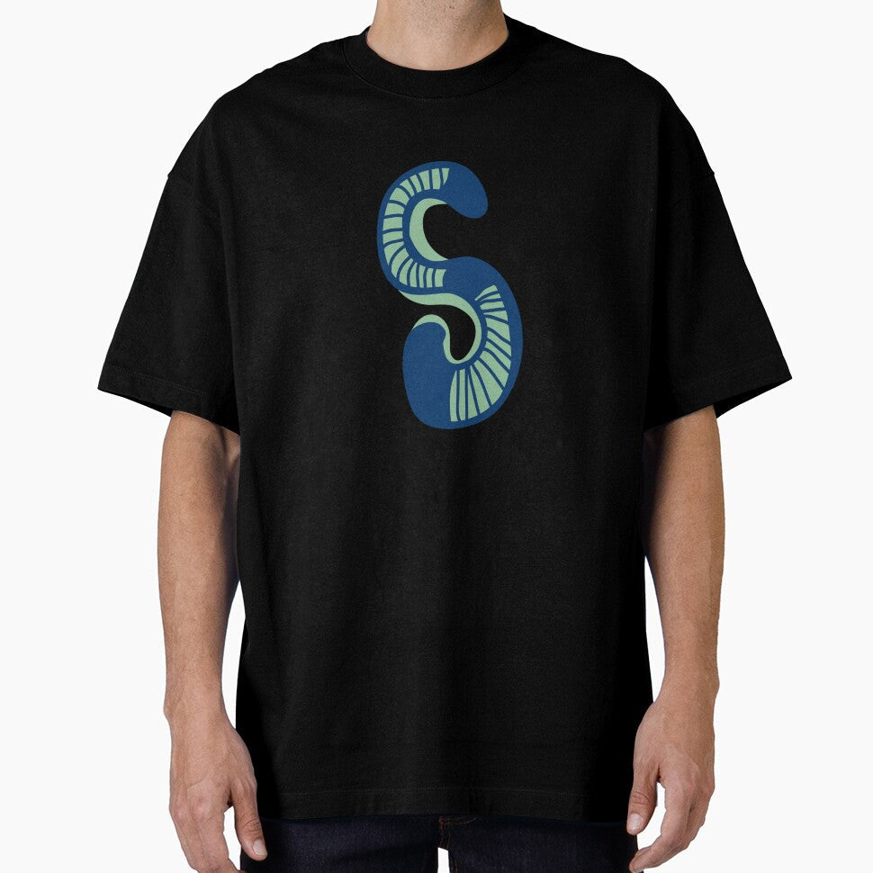 Initial Monogram S by Rajeev  Singh Unisex T-shirt, Sweatshirt, Hoodie, Long Sleeve Tee - T-Shirt, Sweatshirt, Hoodie