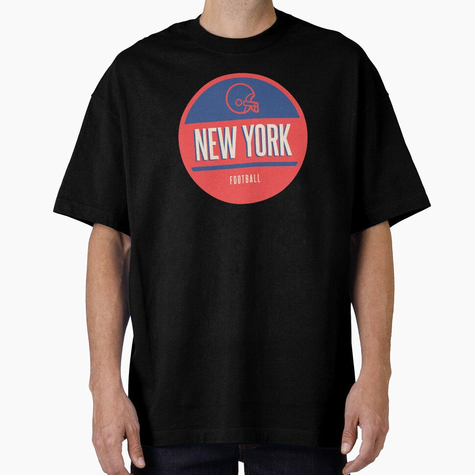 New York retro football by BVHstudio Unisex T-shirt, Sweatshirt, Hoodie, Long Sleeve Tee - T-Shirt, Sweatshirt, Hoodie