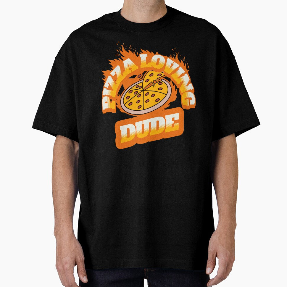 Pizza Loving Dude by NuttySqueaky Unisex T-shirt, Sweatshirt, Hoodie, Long Sleeve Tee - T-Shirt, Sweatshirt, Hoodie
