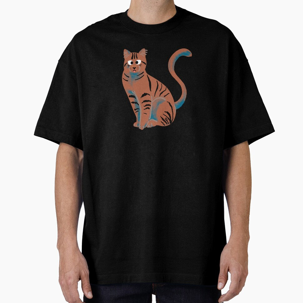 Lazy cat by RIXXI HEY CO. Unisex T-shirt, Sweatshirt, Hoodie, Long Sleeve Tee - T-Shirt, Sweatshirt, Hoodie