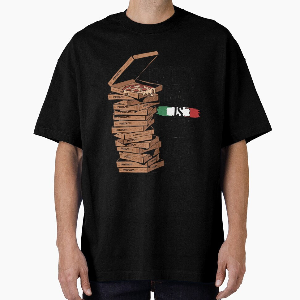 Every Day is Pizza Day by Regacu Unisex T-shirt, Sweatshirt, Hoodie, Long Sleeve Tee - T-Shirt, Sweatshirt, Hoodie