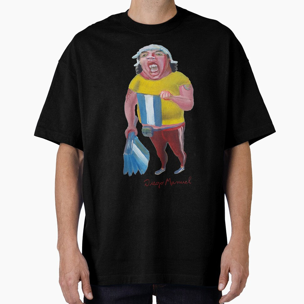 Seller of flags, soccer people by Diego Manuel Rodriguez Unisex T-shirt, Sweatshirt, Hoodie, Long Sleeve Tee - T-Shirt, Sweatshirt, Hoodie