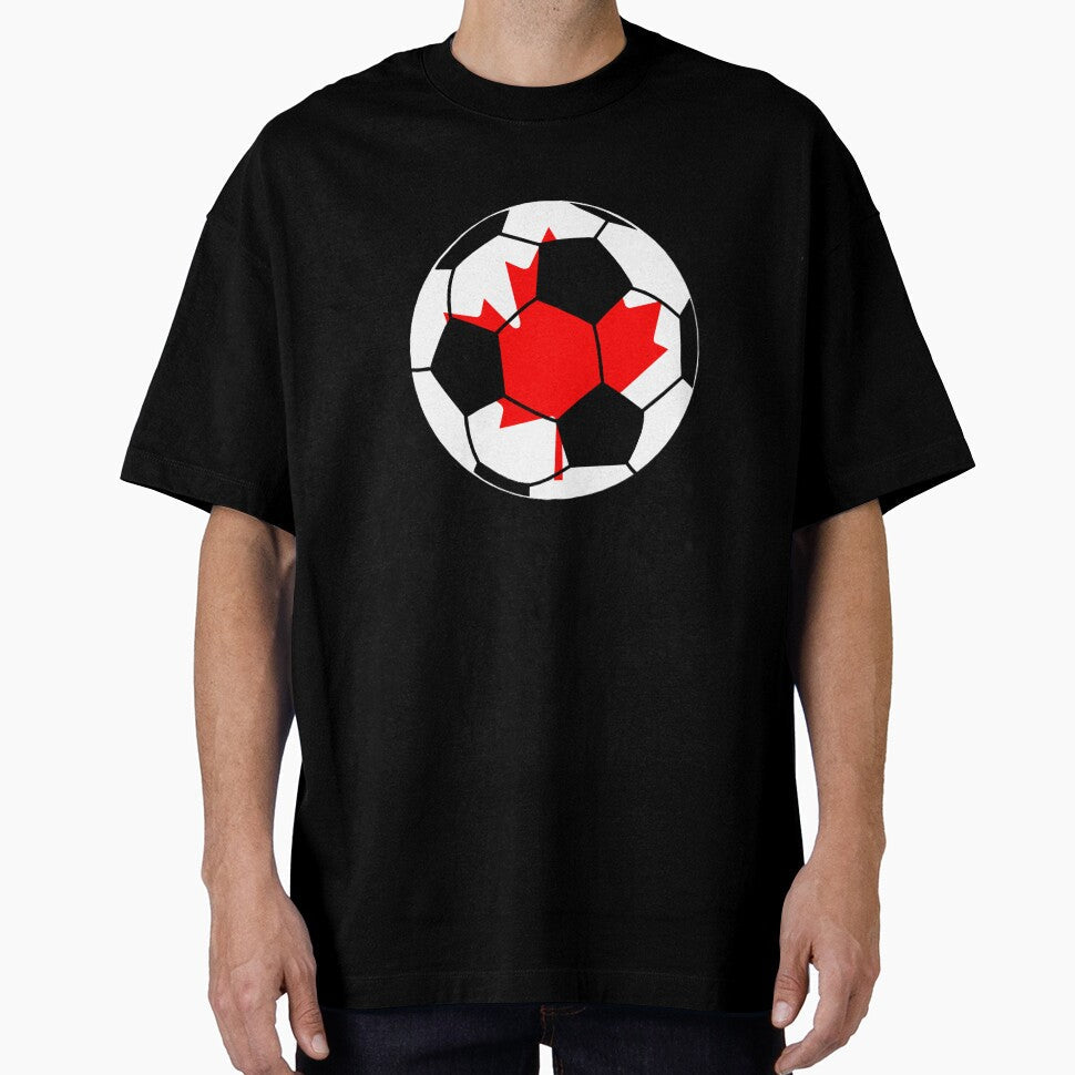 Canada Flag Soccer Ball by FinalScoreClub Unisex T-shirt, Sweatshirt, Hoodie, Long Sleeve Tee - T-Shirt, Sweatshirt, Hoodie