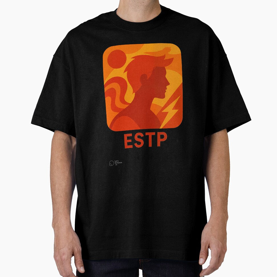 ESTP Personality Abstract Art  MBTI Design (Center Print) by W-Rm Unisex T-shirt, Sweatshirt, Hoodie, Long Sleeve Tee - T-Shirt, Sweatshirt, Hoodie