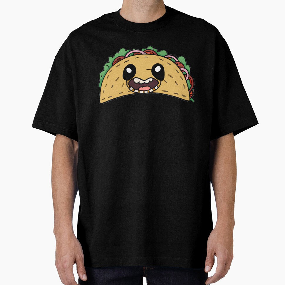 Creepy smiling taco face by winterswinner Unisex T-shirt, Sweatshirt, Hoodie, Long Sleeve Tee - T-Shirt, Sweatshirt, Hoodie