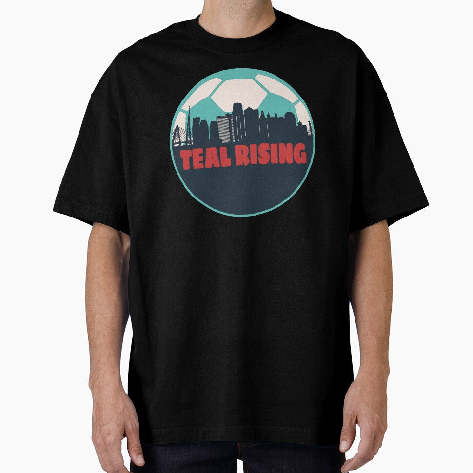 Teal Rising by kccurrentdaily Unisex T-shirt, Sweatshirt, Hoodie, Long Sleeve Tee - T-Shirt, Sweatshirt, Hoodie