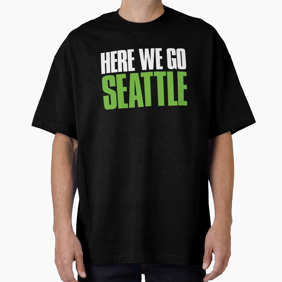 Here we go Seattle Sports Fan by elhefe Unisex T-shirt, Sweatshirt, Hoodie, Long Sleeve Tee - T-Shirt, Sweatshirt, Hoodie
