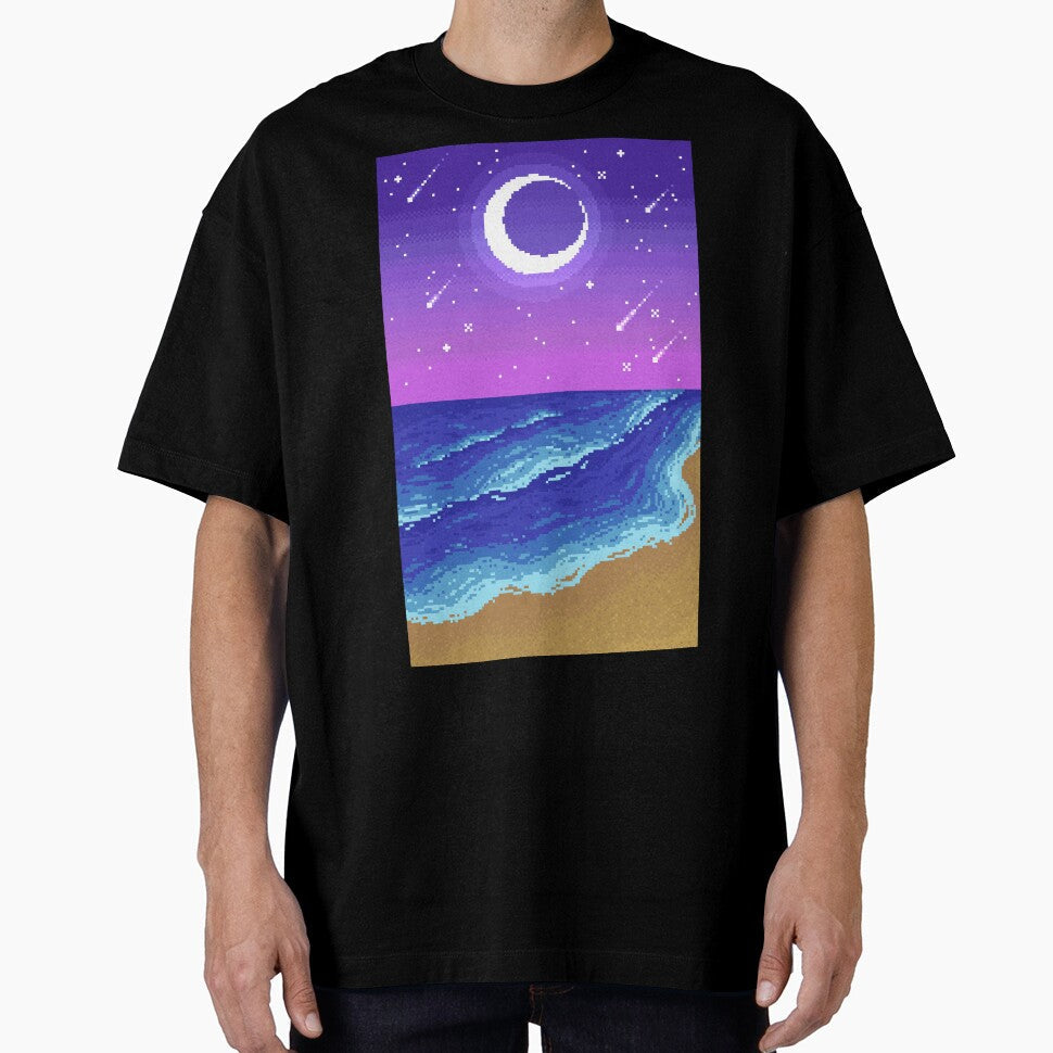 Starry Night on the Beach by MetallicWings15 Unisex T-shirt, Sweatshirt, Hoodie, Long Sleeve Tee - T-Shirt, Sweatshirt, Hoodie