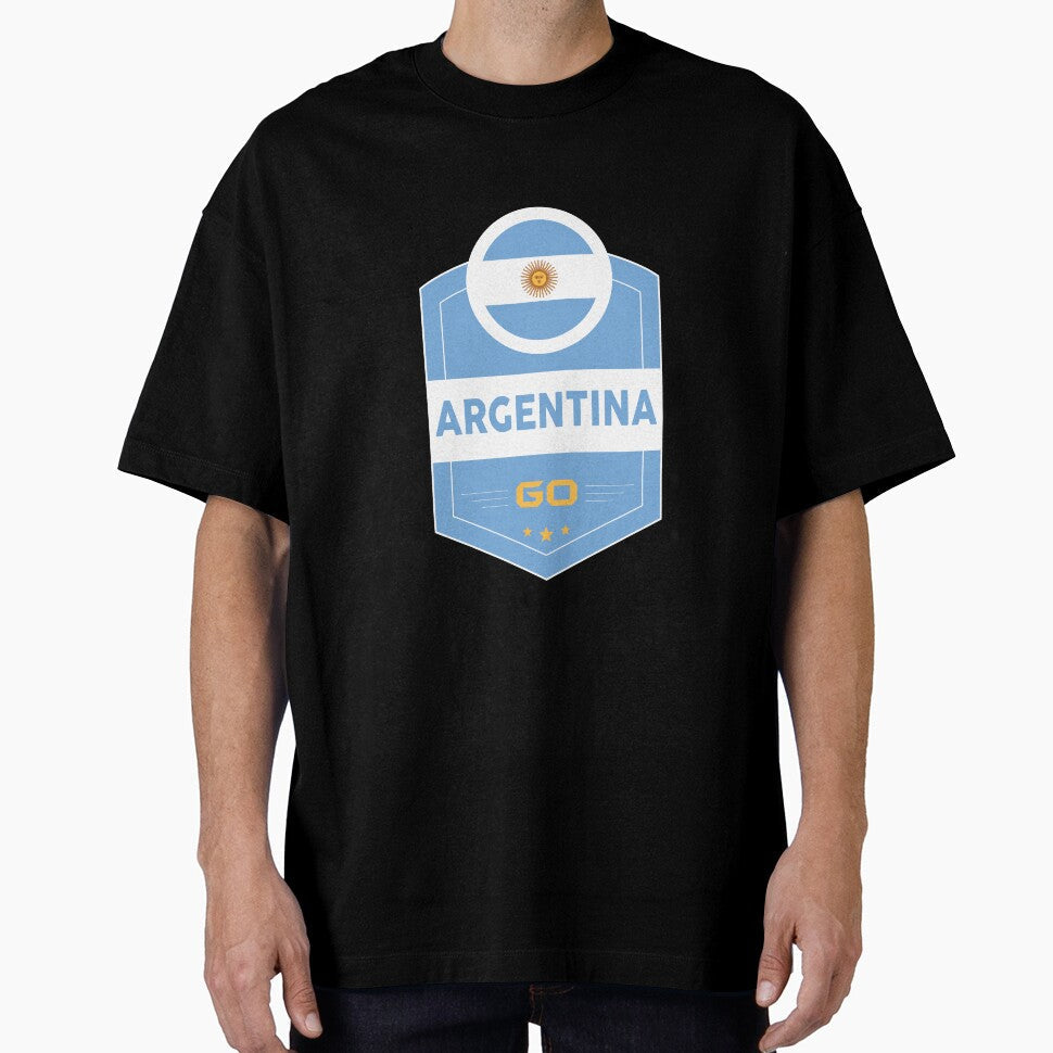 ARGENTINA FLAG SHIELD by MarkMotta Unisex T-shirt, Sweatshirt, Hoodie, Long Sleeve Tee - T-Shirt, Sweatshirt, Hoodie