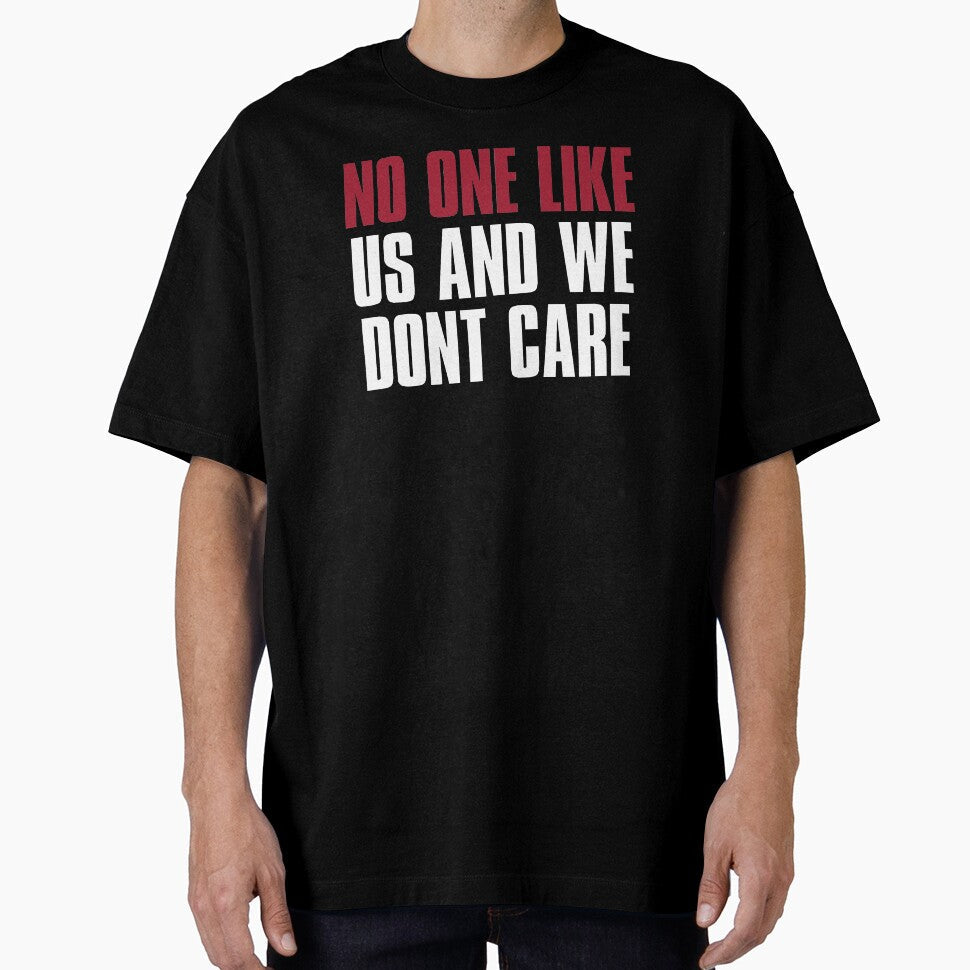 No One like Us and We dont care, Atlanta Sports Red by elhefe Unisex T-shirt, Sweatshirt, Hoodie, Long Sleeve Tee - T-Shirt, Sweatshirt, Hoodie