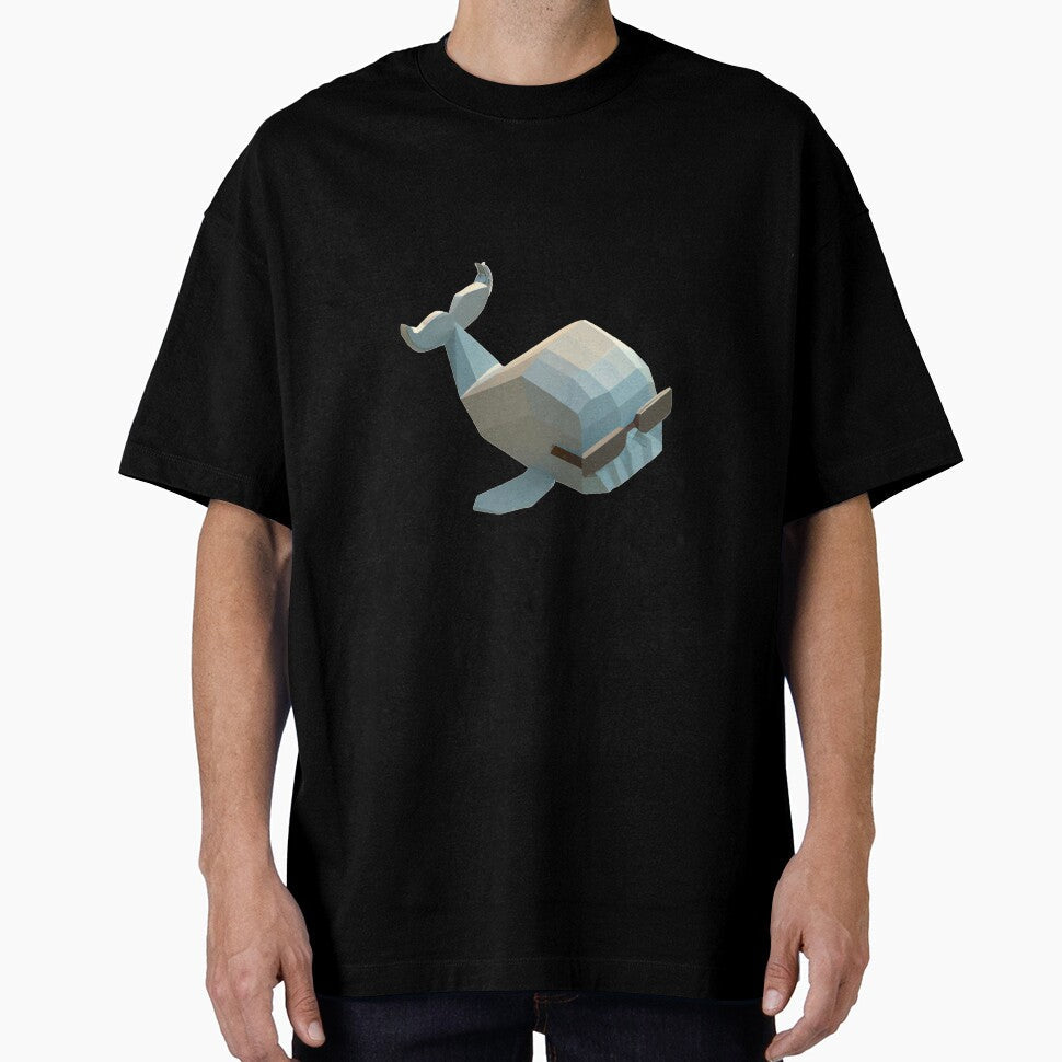 Kawaii Whale by The-Artful-Eye Unisex T-shirt, Sweatshirt, Hoodie, Long Sleeve Tee - T-Shirt, Sweatshirt, Hoodie