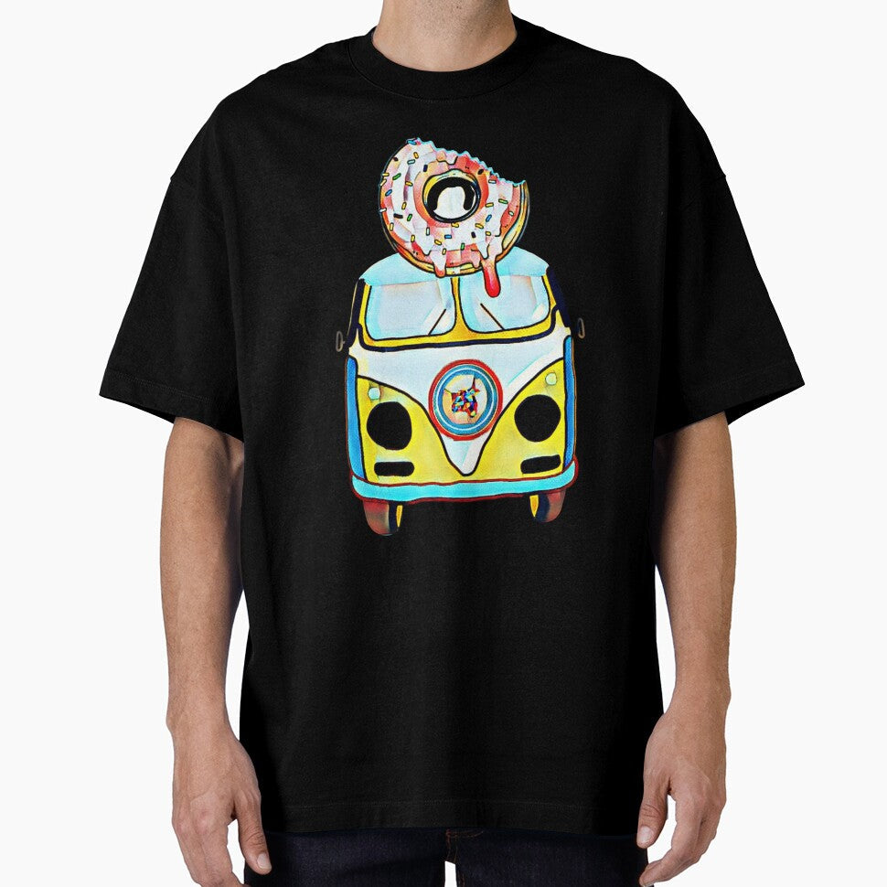 donut car  donut cartoon by Prapan Unisex T-shirt, Sweatshirt, Hoodie, Long Sleeve Tee - T-Shirt, Sweatshirt, Hoodie