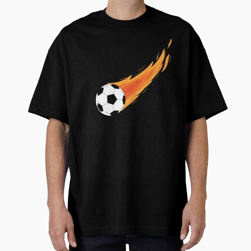 Soccer On Fire by SOBAART Unisex T-shirt, Sweatshirt, Hoodie, Long Sleeve Tee - T-Shirt, Sweatshirt, Hoodie