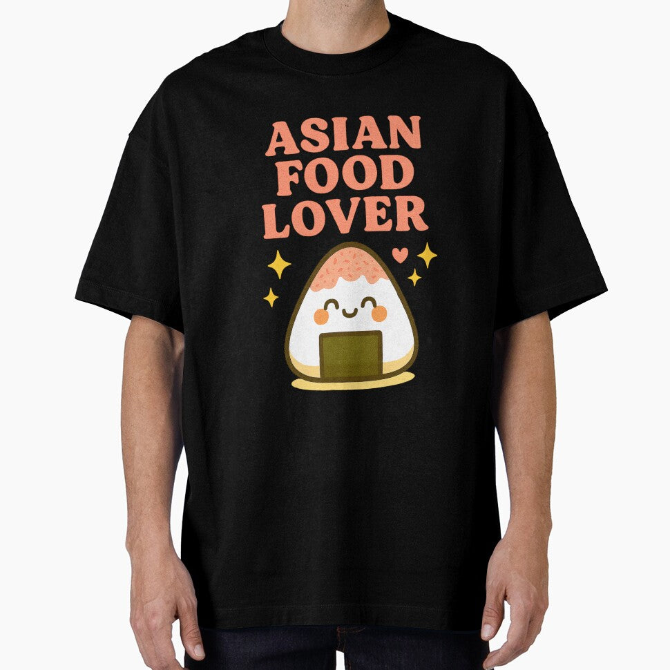 Asian Food Lover Onigiri by Lia Vina Unisex T-shirt, Sweatshirt, Hoodie, Long Sleeve Tee - T-Shirt, Sweatshirt, Hoodie