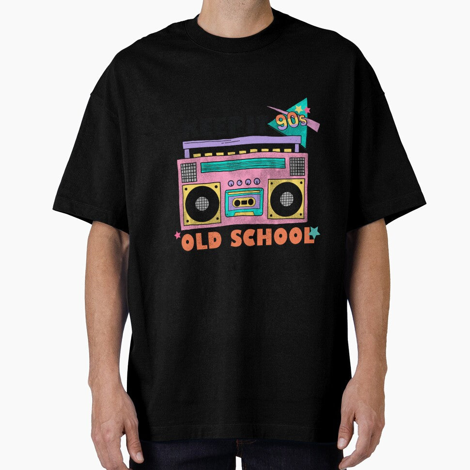 Keep it old school 90s theme retro pack by JayDesignLabs Unisex T-shirt, Sweatshirt, Hoodie, Long Sleeve Tee - T-Shirt, Sweatshirt, Hoodie