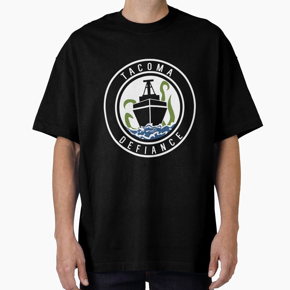 Tacoma Defiance Logo by Flat Hops Unisex T-shirt, Sweatshirt, Hoodie, Long Sleeve Tee - T-Shirt, Sweatshirt, Hoodie