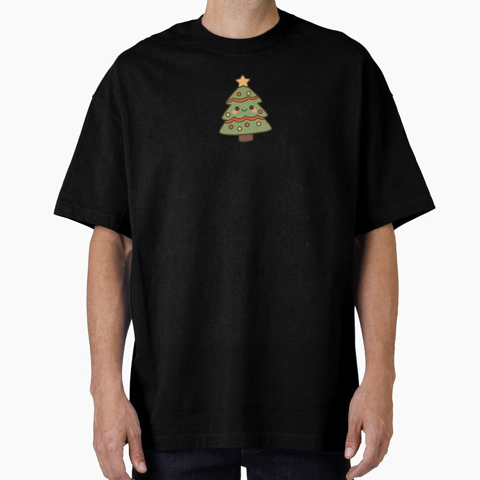 Christmas Kawaii Tree  Cute Cartoon Holiday Gift by ChillTofu Unisex T-shirt, Sweatshirt, Hoodie, Long Sleeve Tee - T-Shirt, Sweatshirt, Hoodie