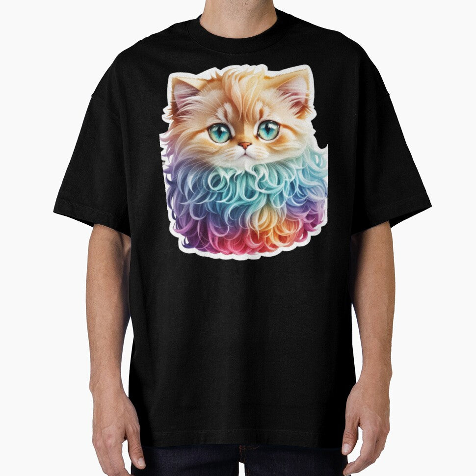 Cute Kawaii Cute Persian Cat 011 by Alexis Art Collection Unisex T-shirt, Sweatshirt, Hoodie, Long Sleeve Tee - T-Shirt, Sweatshirt, Hoodie