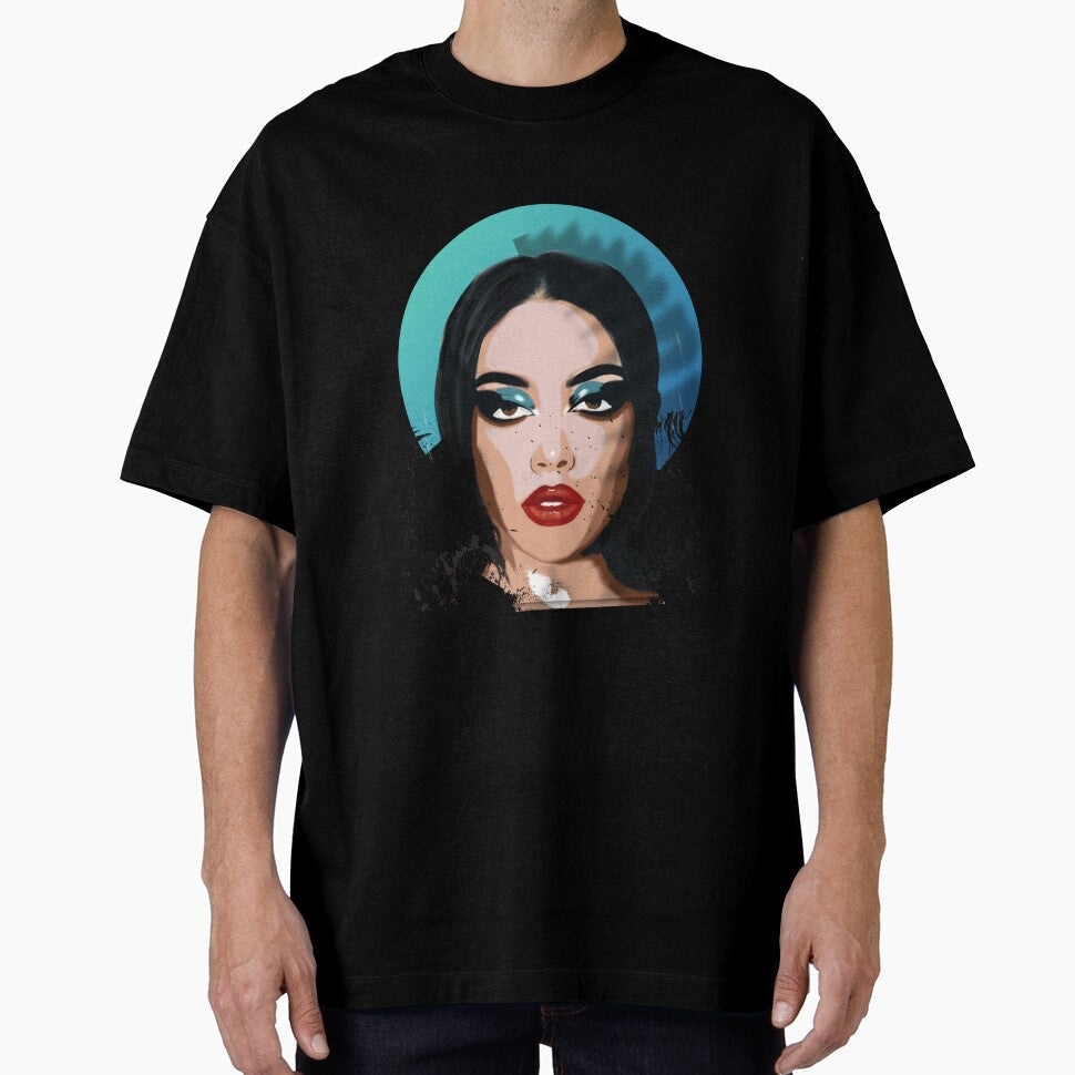 blue and black Original art / Pop Art portrait by Mused by Melancholy Unisex T-shirt, Sweatshirt, Hoodie, Long Sleeve Tee - T-Shirt, Sweatshirt, Hoodie