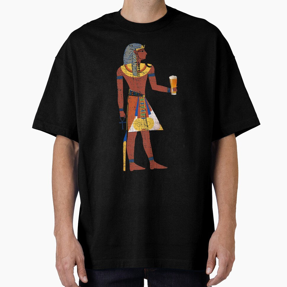 Egyptian Drinking Craft Beer Graphic by webdango Unisex T-shirt, Sweatshirt, Hoodie, Long Sleeve Tee - T-Shirt, Sweatshirt, Hoodie