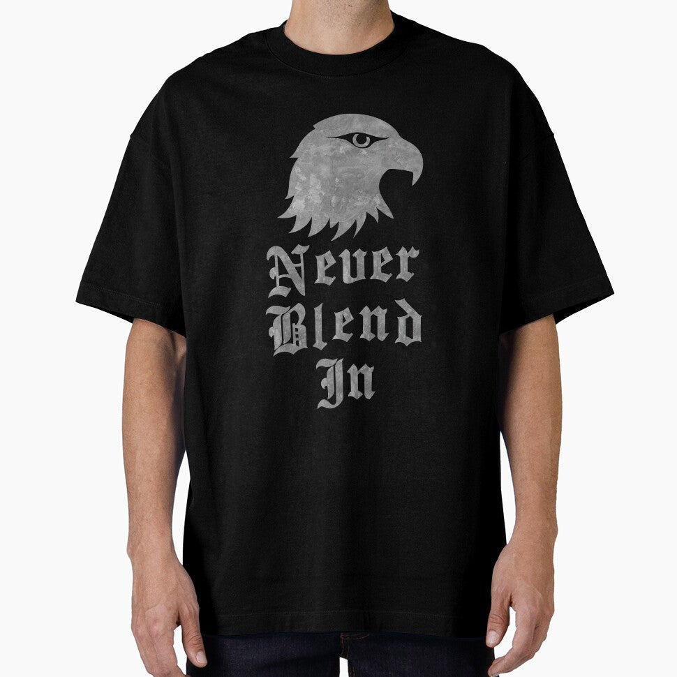 Never Blend In Falcon Streetwear Hoodie Design by quietvisualsco Unisex T-shirt, Sweatshirt, Hoodie, Long Sleeve Tee - T-Shirt, Sweatshirt, Hoodie