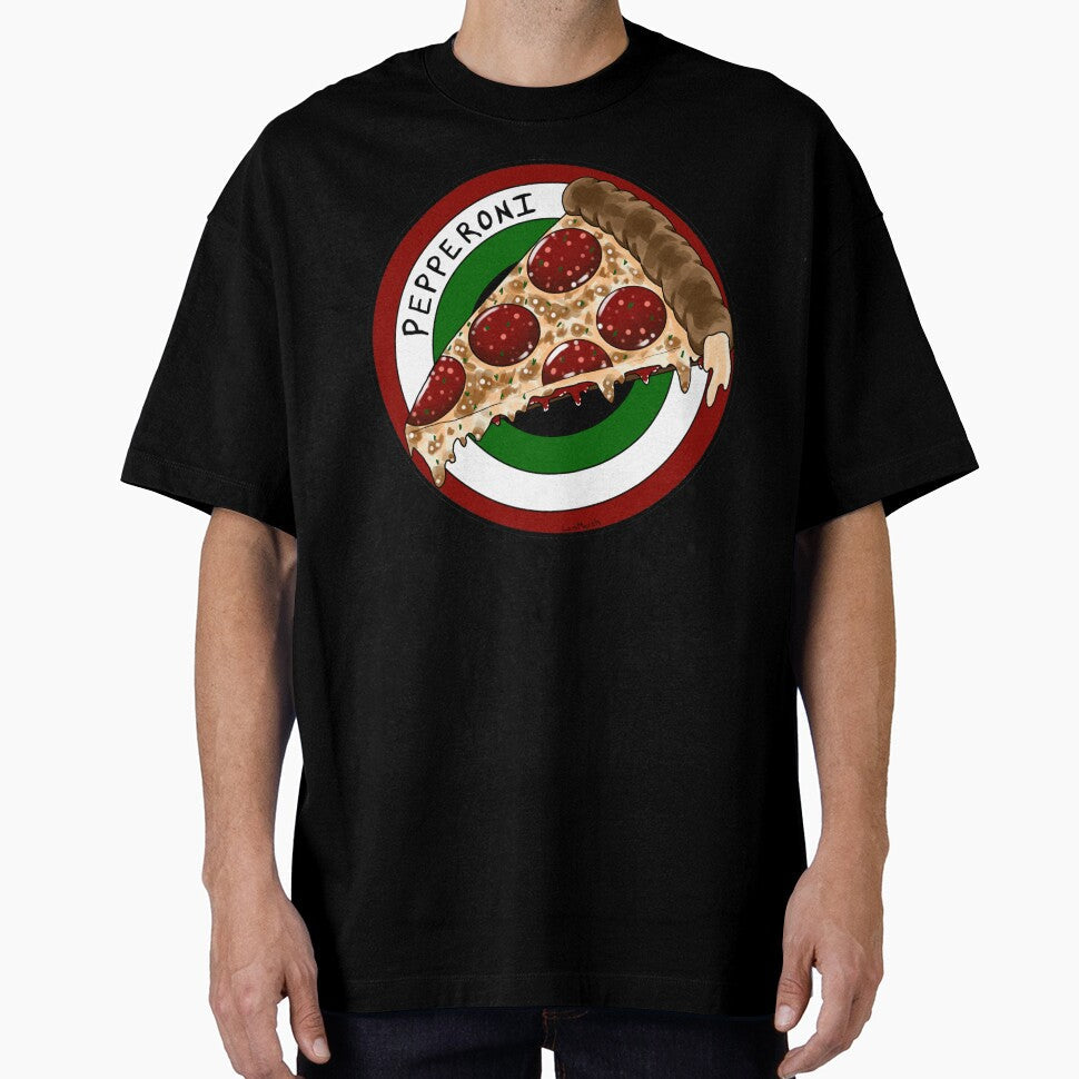 Pepperoni Slice of Pizza by LyAnMeArt Unisex T-shirt, Sweatshirt, Hoodie, Long Sleeve Tee - T-Shirt, Sweatshirt, Hoodie