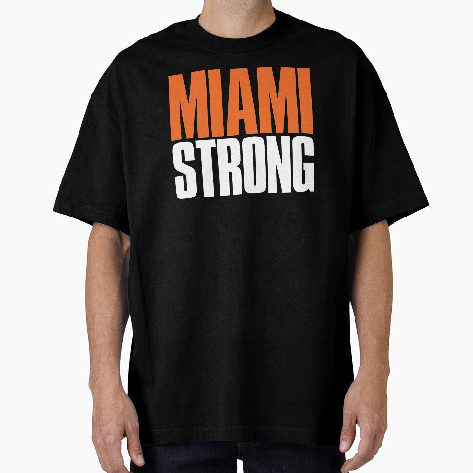 Miami Strong Sports Fan by elhefe Unisex T-shirt, Sweatshirt, Hoodie, Long Sleeve Tee - T-Shirt, Sweatshirt, Hoodie