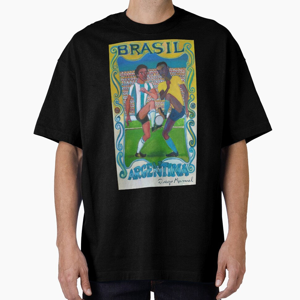 Brasil Argentina 6 by Diego Manuel Rodriguez Unisex T-shirt, Sweatshirt, Hoodie, Long Sleeve Tee - T-Shirt, Sweatshirt, Hoodie