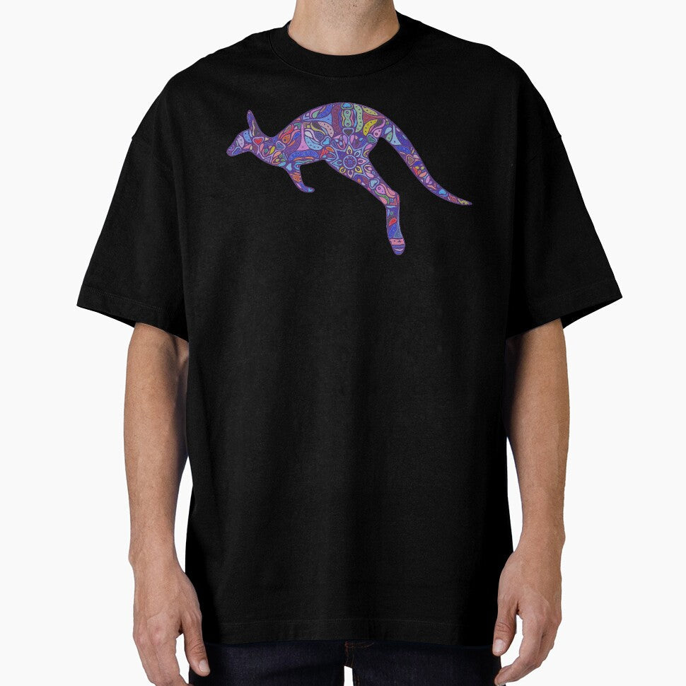 Spliffy the Psychedelic Kangaroo by CarlosAlberto Unisex T-shirt, Sweatshirt, Hoodie, Long Sleeve Tee - T-Shirt, Sweatshirt, Hoodie
