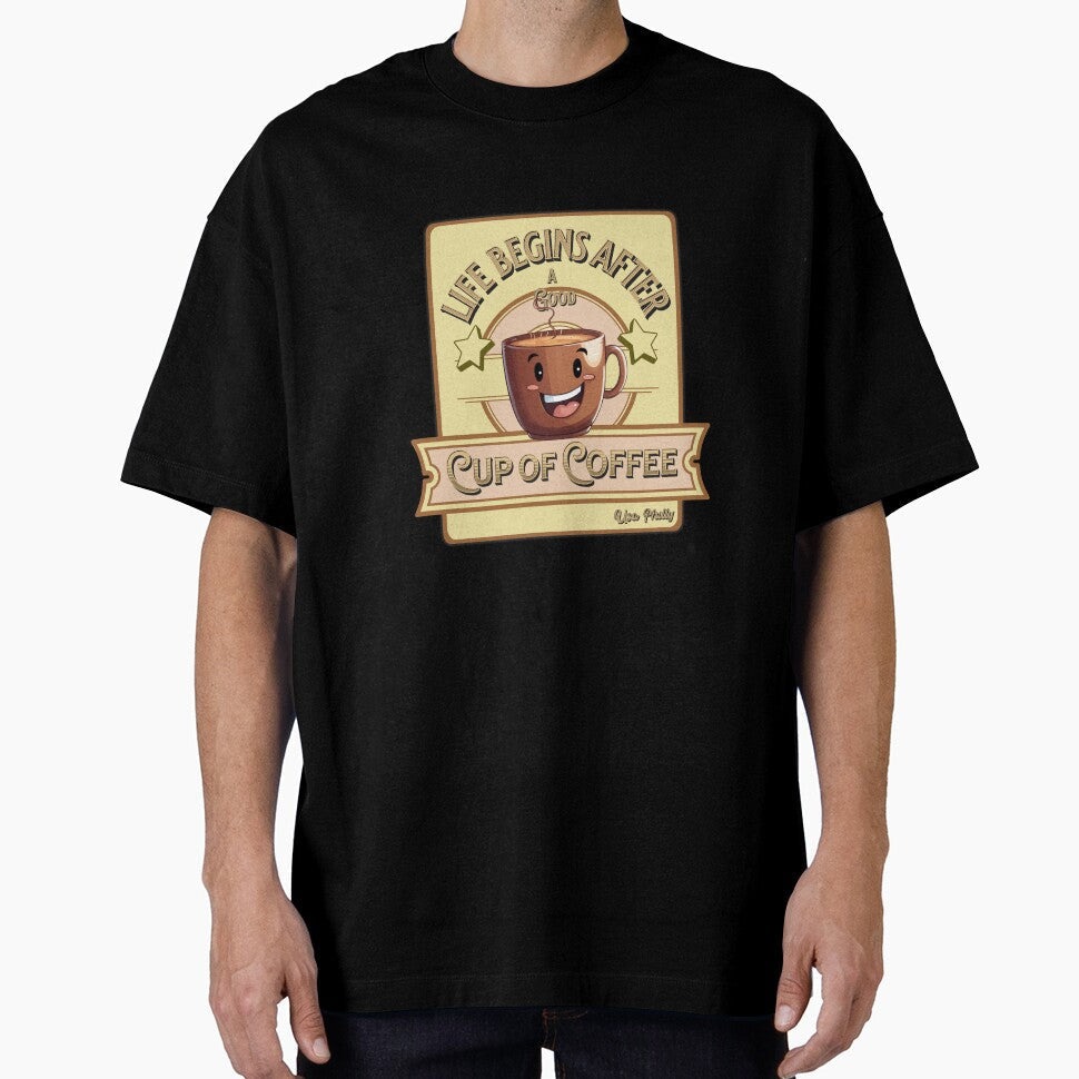 Live Begins After Coffee by gleici Unisex T-shirt, Sweatshirt, Hoodie, Long Sleeve Tee - T-Shirt, Sweatshirt, Hoodie