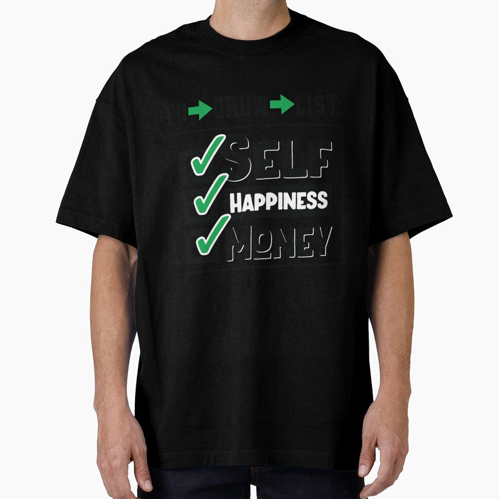 To Grow List: Self, Happiness & Money by Christa Witter Unisex T-shirt, Sweatshirt, Hoodie, Long Sleeve Tee - T-Shirt, Sweatshirt, Hoodie