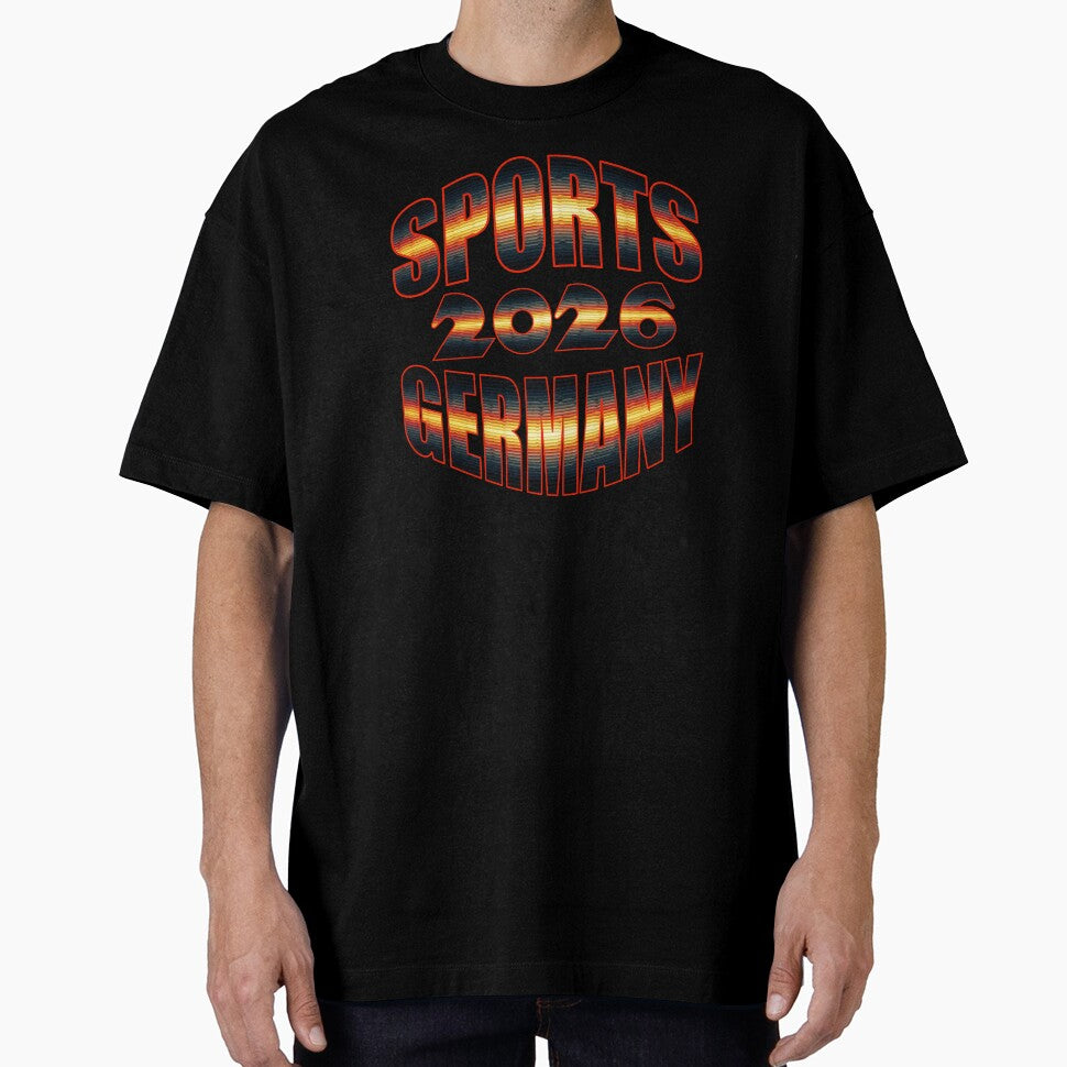 Sports 2026 Germany Sport Deutschland Designer font by Segasprojects Unisex T-shirt, Sweatshirt, Hoodie, Long Sleeve Tee - T-Shirt, Sweatshirt, Hoodie