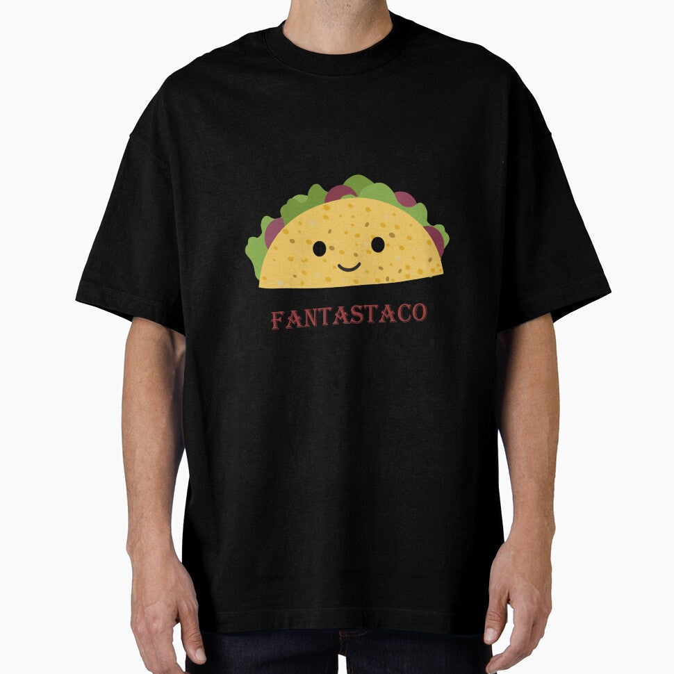 Fantastaco Cute and Funny Smiling Kawaii Taco by Hedgie Designs Unisex T-shirt, Sweatshirt, Hoodie, Long Sleeve Tee - T-Shirt, Sweatshirt, Hoodie
