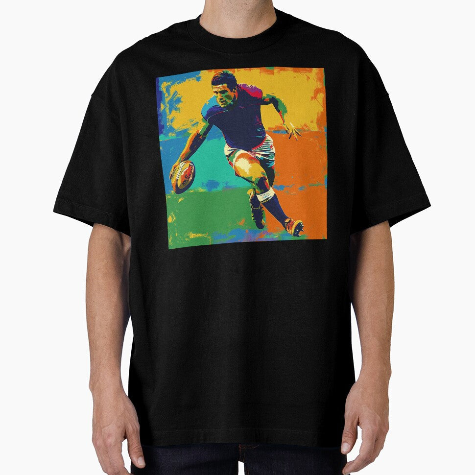 Footballer Pop Art 1 by AstroRisq Unisex T-shirt, Sweatshirt, Hoodie, Long Sleeve Tee - T-Shirt, Sweatshirt, Hoodie