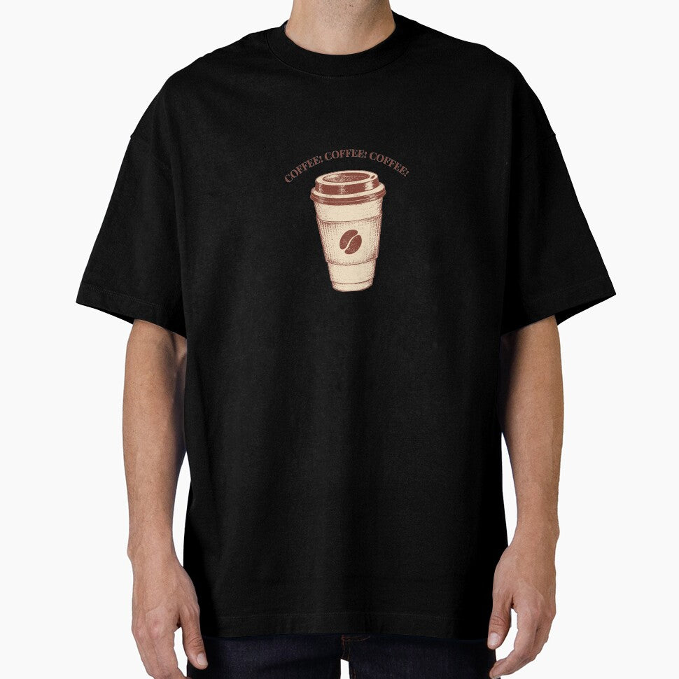 Coffee! Coffee! Coffee!  Vintage Coffee Lover Design by TBCreatives.studio Unisex T-shirt, Sweatshirt, Hoodie, Long Sleeve Tee - T-Shirt, Sweatshirt, Hoodie
