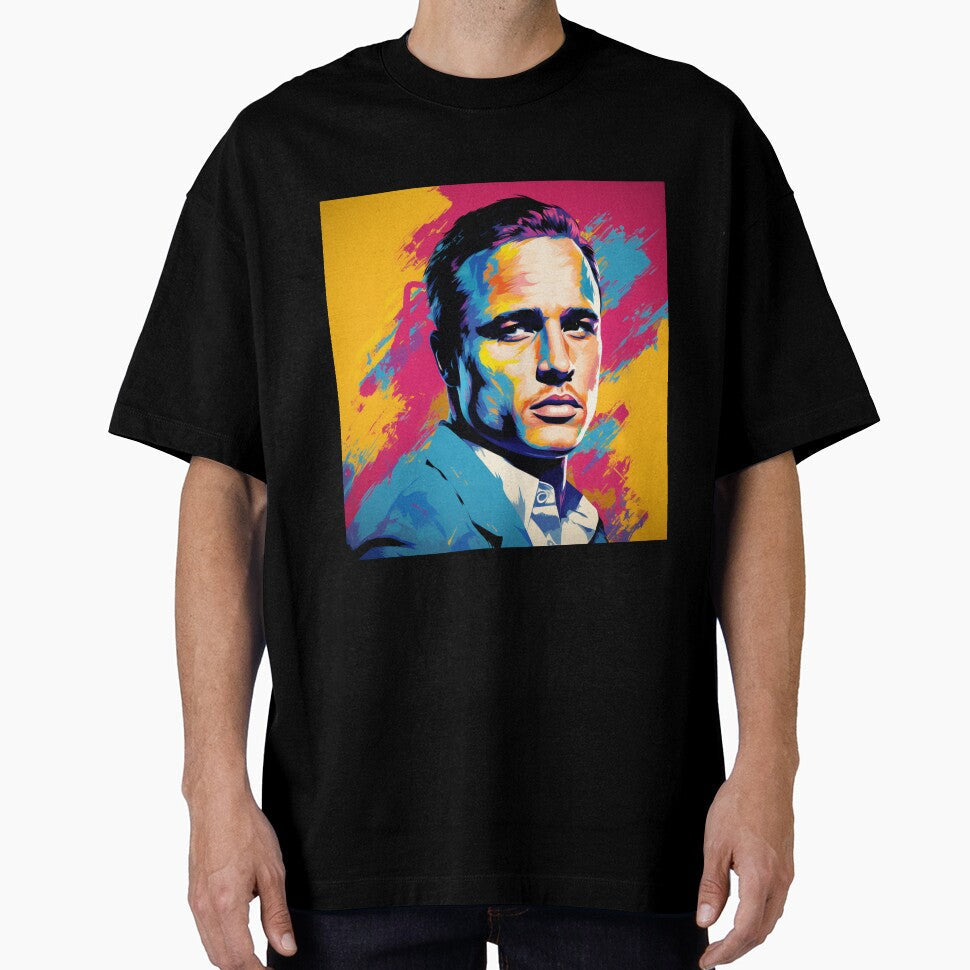 Brando Pop Art 1 by AstroRisq Unisex T-shirt, Sweatshirt, Hoodie, Long Sleeve Tee - T-Shirt, Sweatshirt, Hoodie