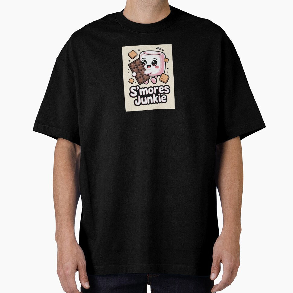 S'mores Junkie Cute Marshmallow Dessert Lover Art by GraffKingz Unisex T-shirt, Sweatshirt, Hoodie, Long Sleeve Tee - T-Shirt, Sweatshirt, Hoodie